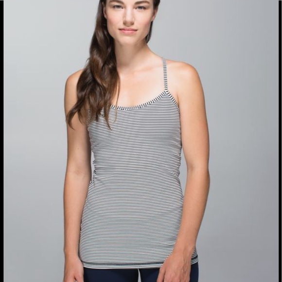 lululemon athletica Tops - Lululemon power y striped tank top